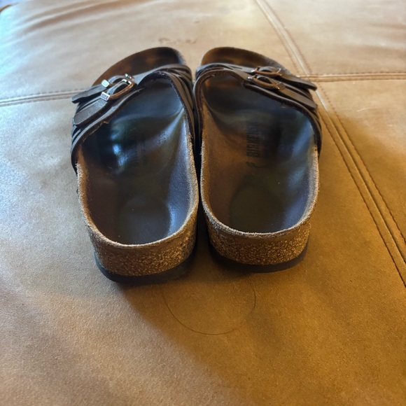 Birkenstock Granada Footbed Sandals 38 Narrow brown leather - Picture 5 of 9